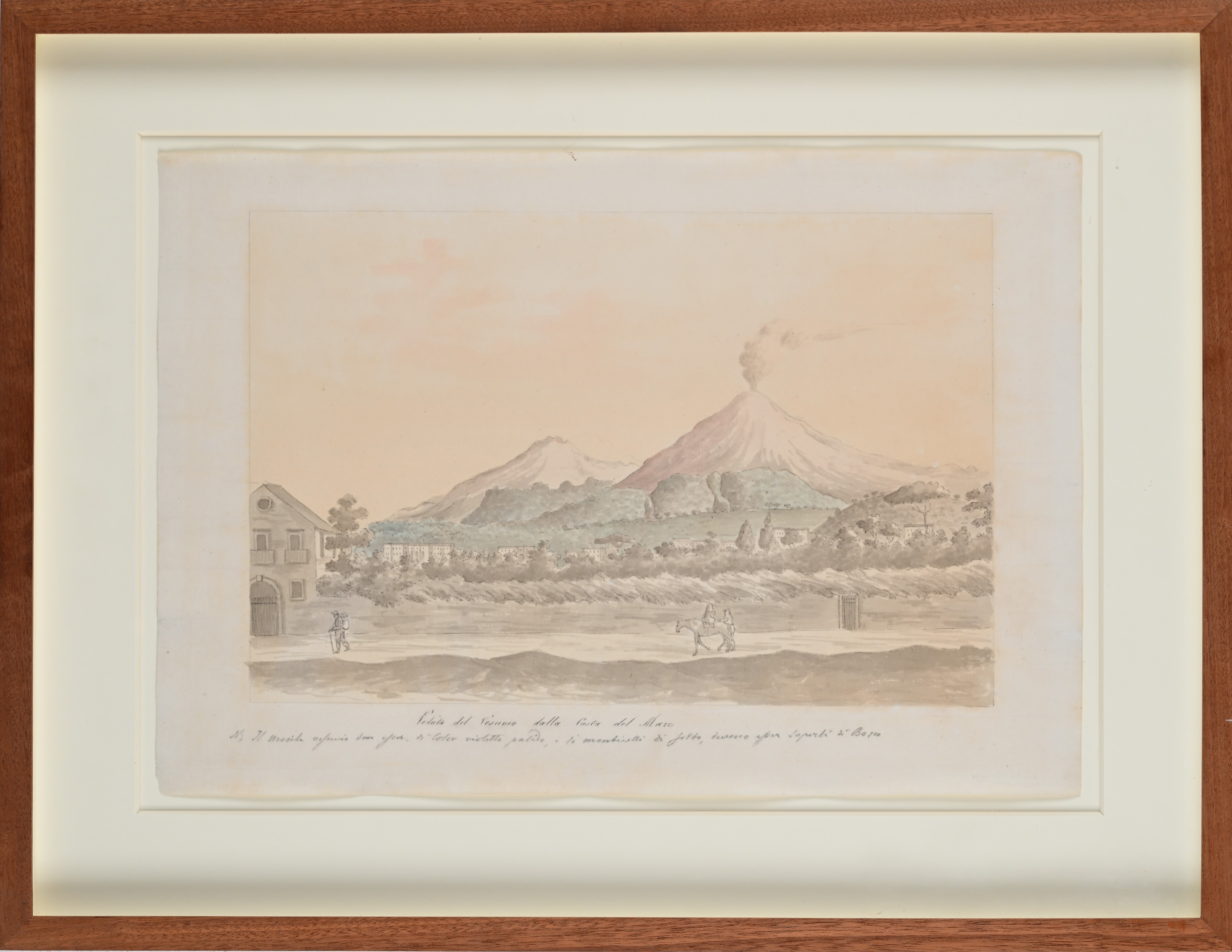 Pietro Fabris - Veduta del Lago di Averno - Veduta del Vesuvio dalla Costa del Mare - Veduta dall...
