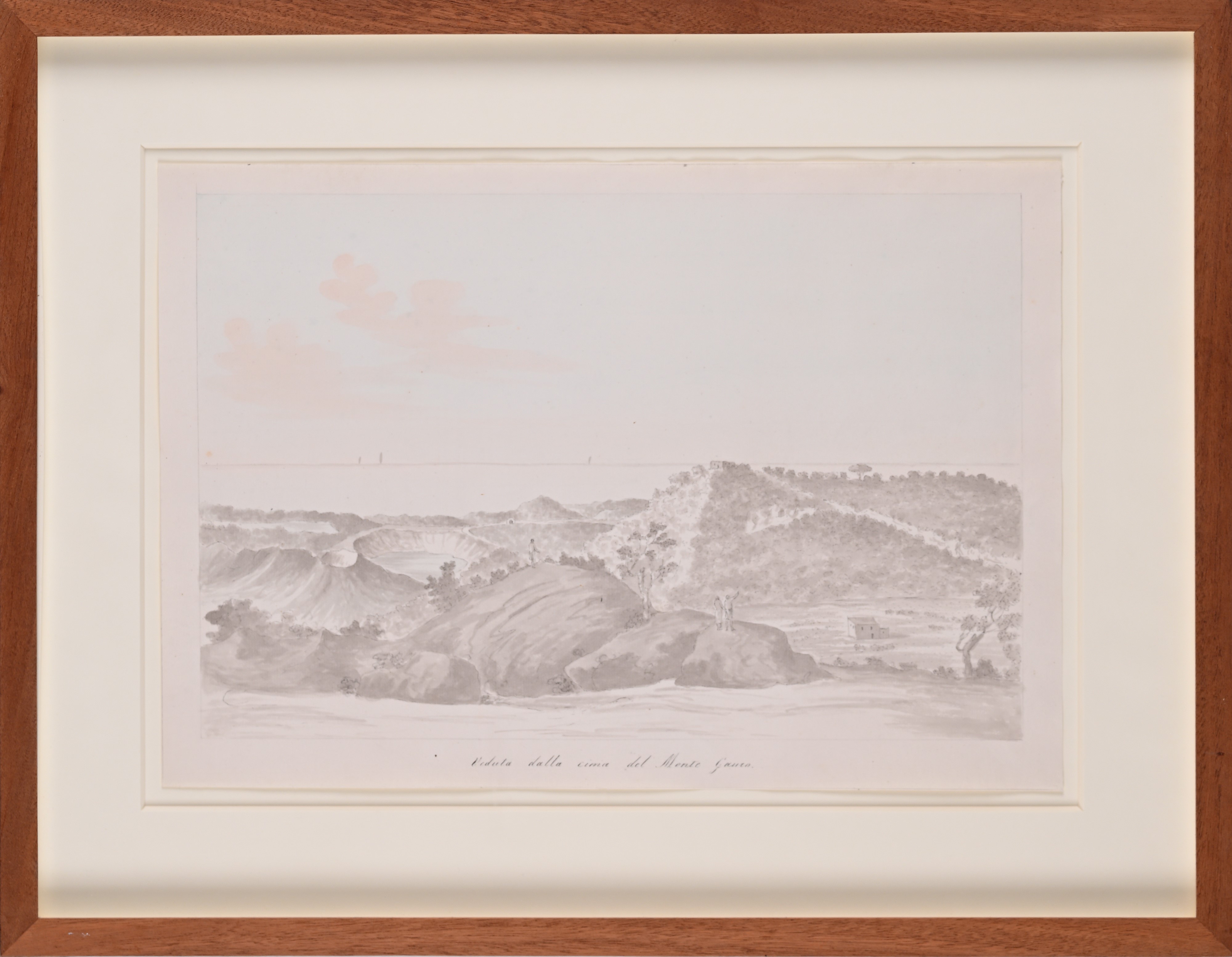 Pietro Fabris - Veduta del Lago di Averno - Veduta del Vesuvio dalla Costa del Mare - Veduta dall...