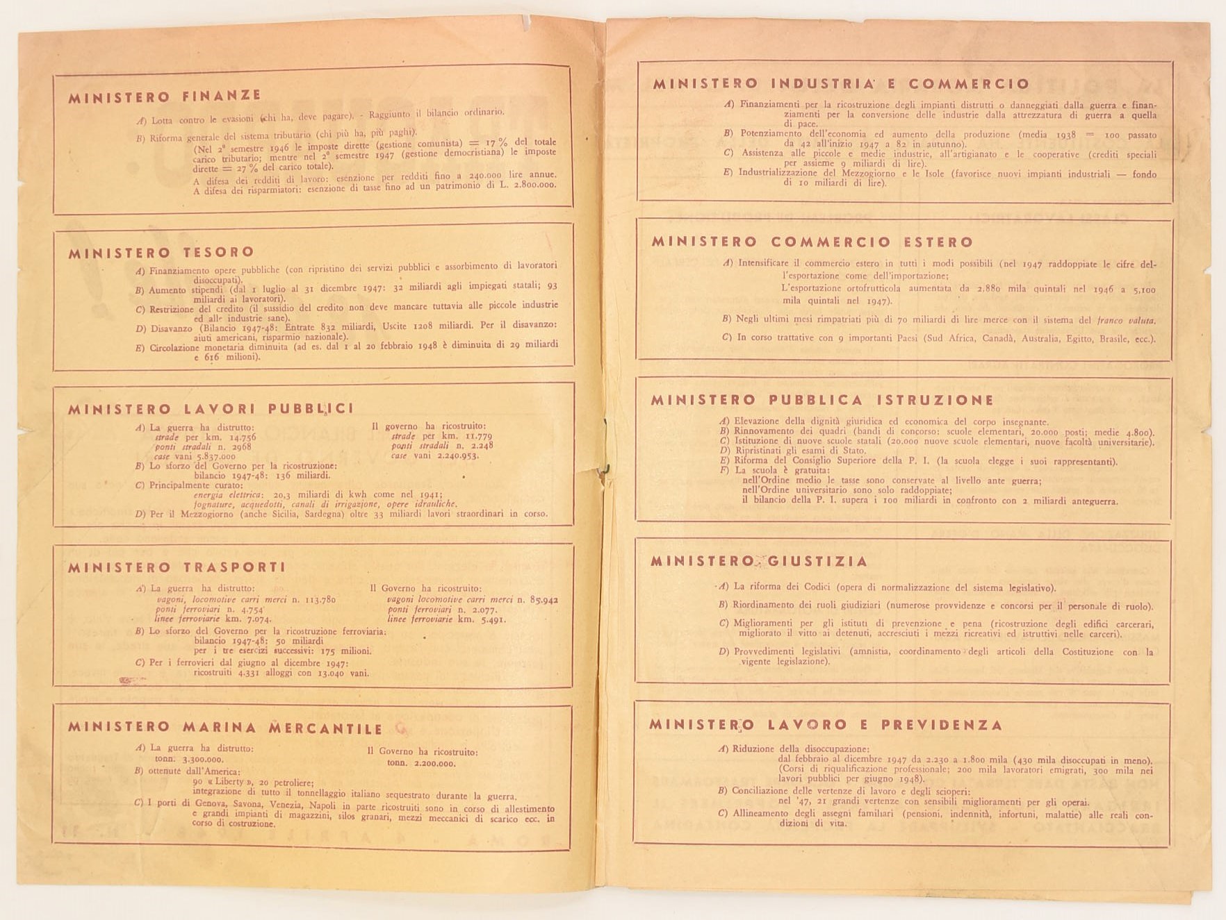 Opuscolo politico-propagandistico, Traguardo: 18 aprile! 4 aprile 1948 - n. 11