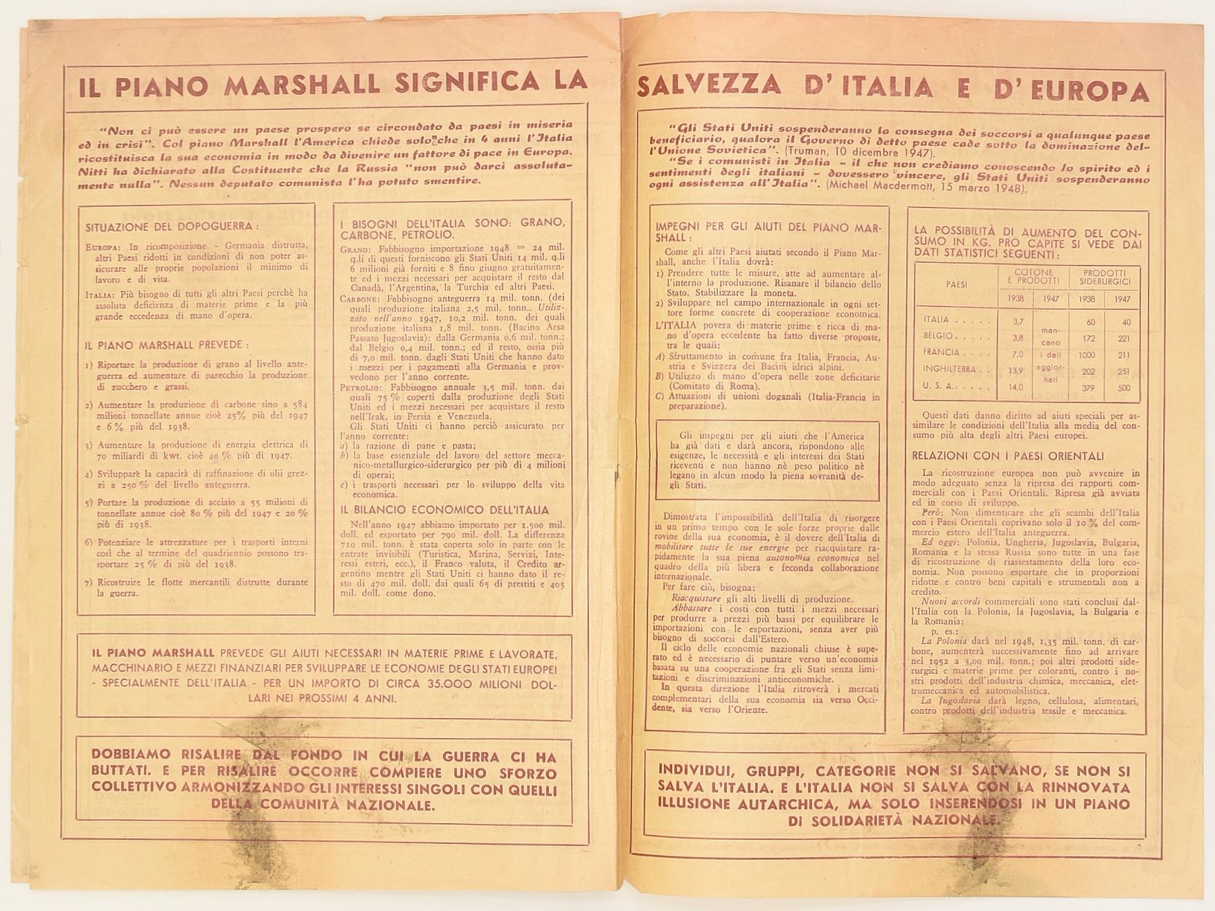 Opuscolo politico-propagandistico, Traguardo: 18 aprile! 4 aprile 1948 - n. 11