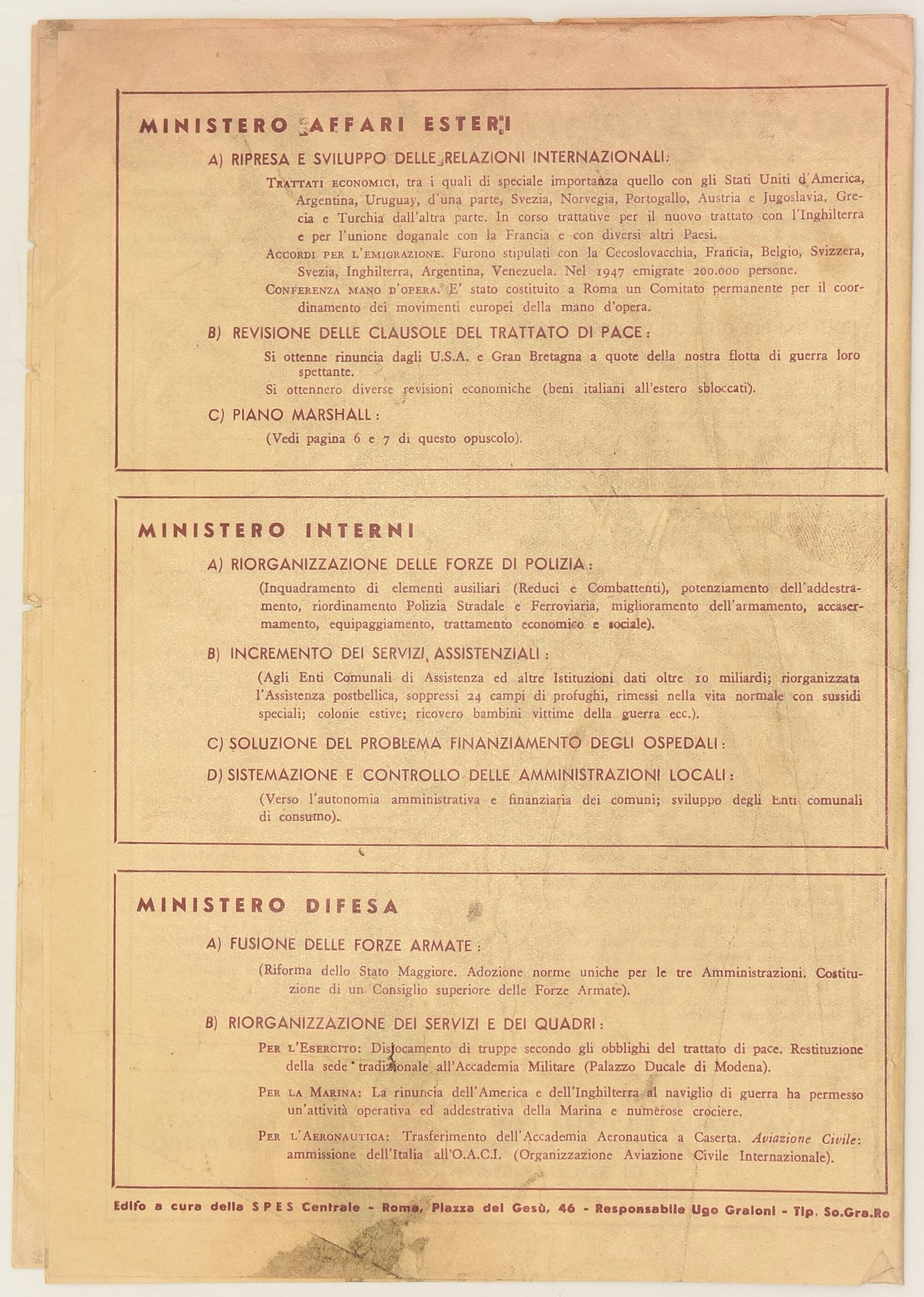 Opuscolo politico-propagandistico, Traguardo: 18 aprile! 4 aprile 1948 - n. 11