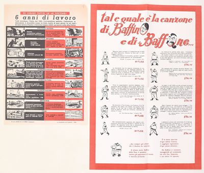 Manifesti politici illustrati della Democrazia Cristiana, primi anni ’50