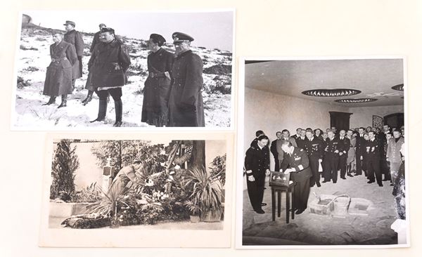Cartolina di Hitler e fotografie naziste, 1943