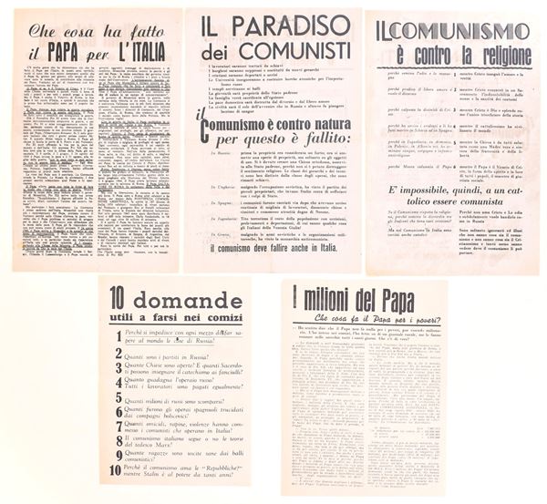 Propaganda cattolica e anticomunista nell’Italia del secondo dopoguerra