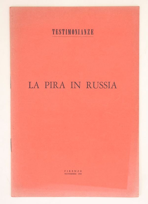 Testimonianze. La Pira in Russia, 1969