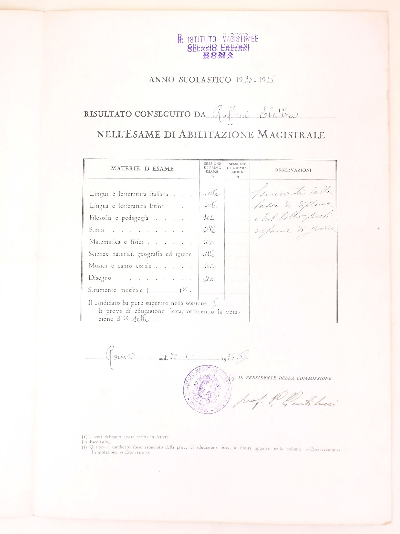 Diplomi scolastici femminili del Regno d’Italia (2 documenti), carte collezionabili, Roma 1912-19...