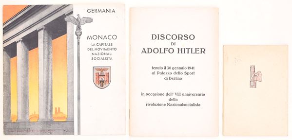 Opuscoli di propaganda nazionalsocialista in lingua italiana, Germania, 1939-1941