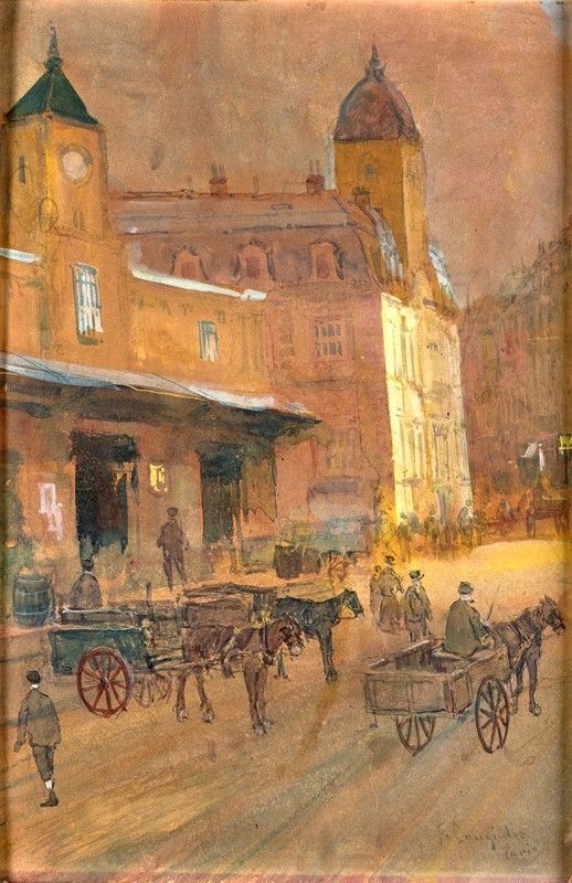 Francesco Cangiullo - Veduta di Parigi