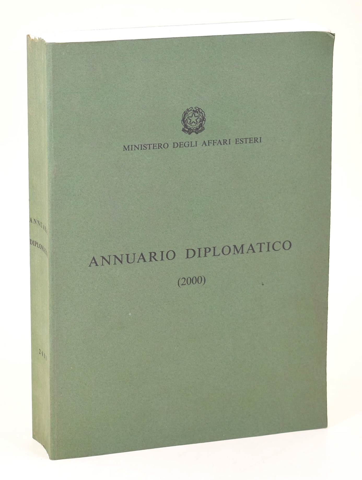 Ministero degli affari esteri, Annuario diplomatico (2000) e raccolta «La Navicella» dei deputati...