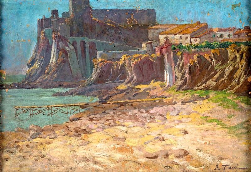 Edoardo Tani - Paesaggio Costiero