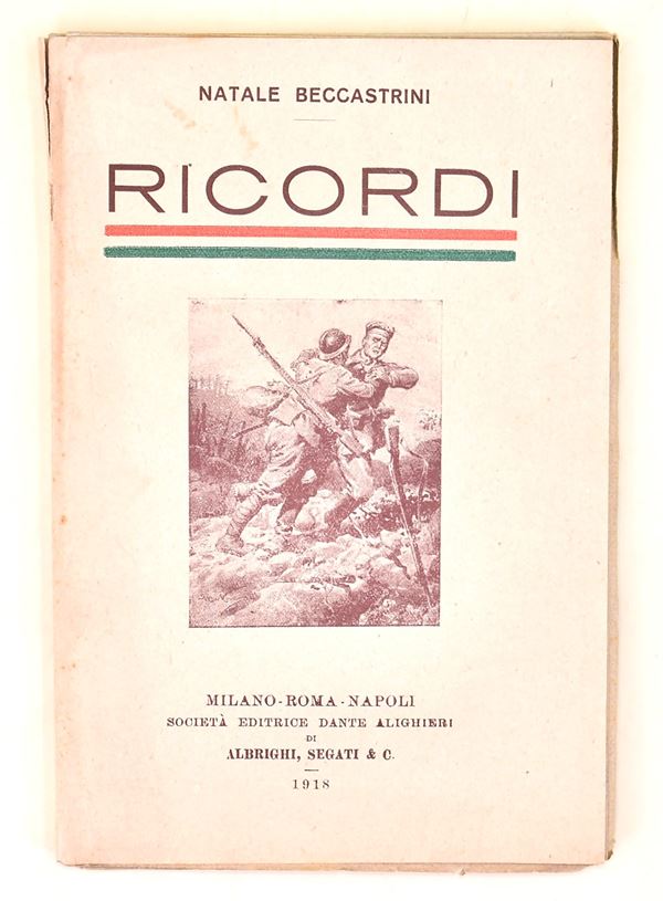Beccastrini, Natale: Ricordi, 1918