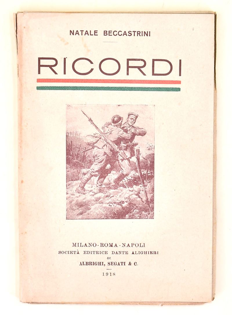 Beccastrini Natale, Ricordi, 1918