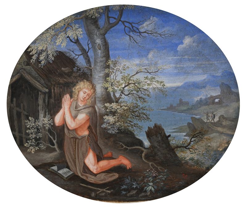 Scuola Fiamminga del XVIII Secolo - Sant'Ilario eremita
