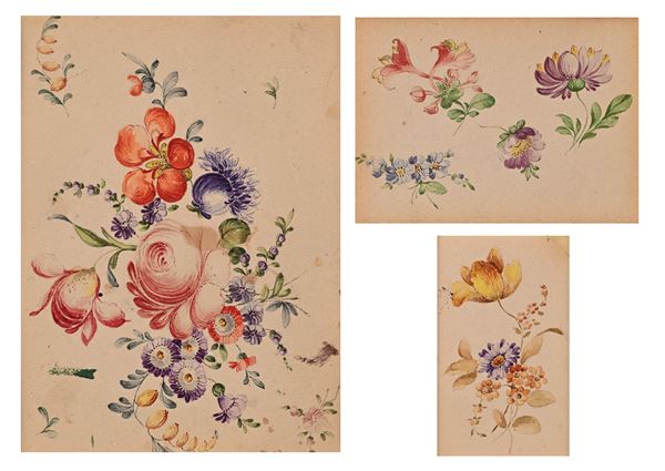 Adele Rothpletz - Tre studi di fiori