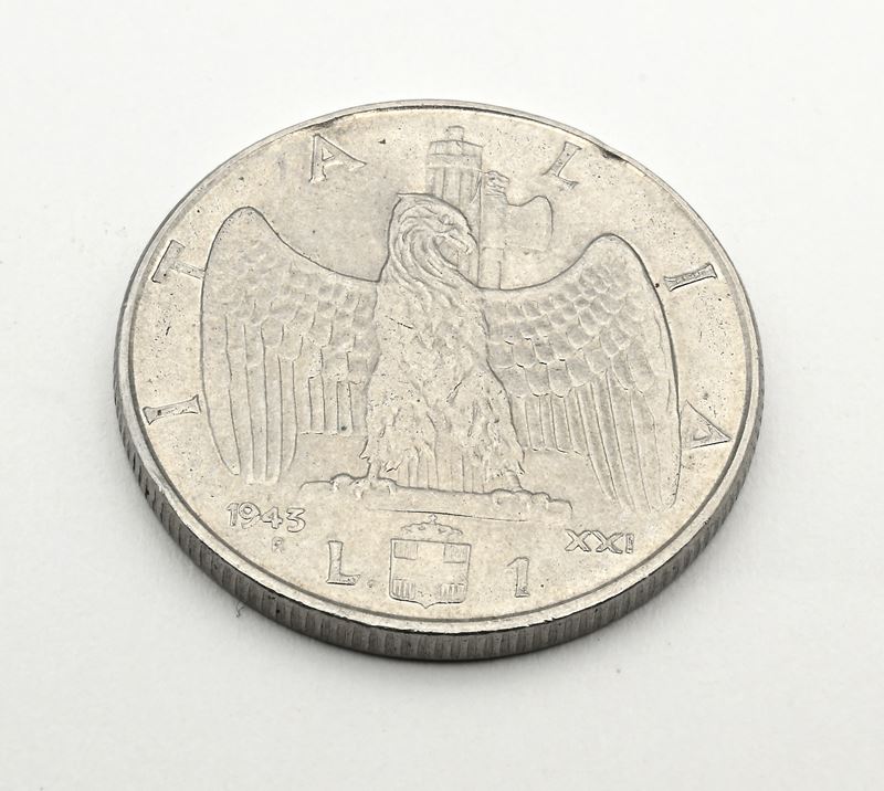 Vittorio Emanuele III, 1 Lira 1943 (Regno d’Italia)
