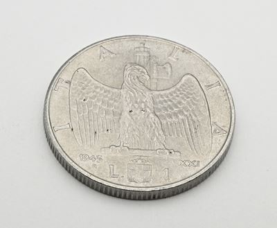 Regno d'Italia, 1 Lira 1943 (Vittorio Emanuele III)