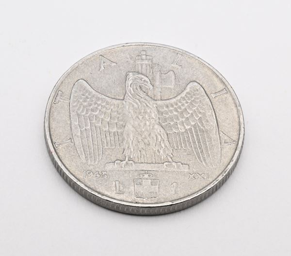 1 Lira 1943 Vittorio Emanuele III Regno d'Italia  - Auction Time Auction - Numismatic - Casa d'Aste Arcadia