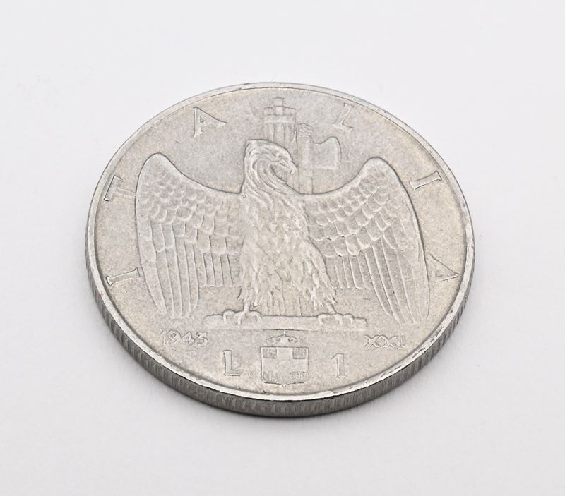 Regno d'Italia, 1 Lira 1943 (Vittorio Emanuele III)
