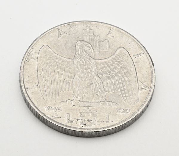 1 Lira 1943 Vittorio Emanuele III Regno d'Italia