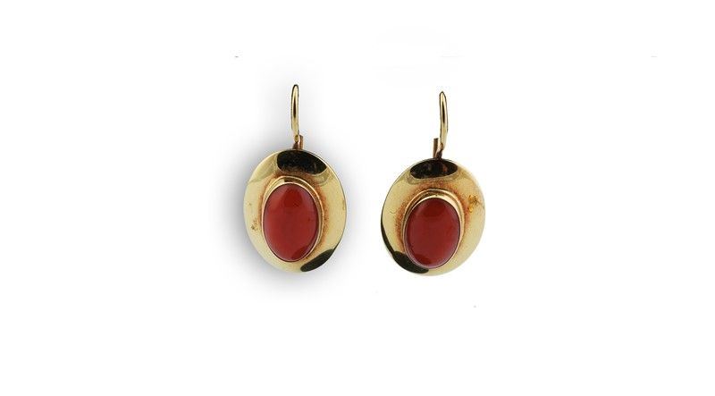 Orecchini con Corallo