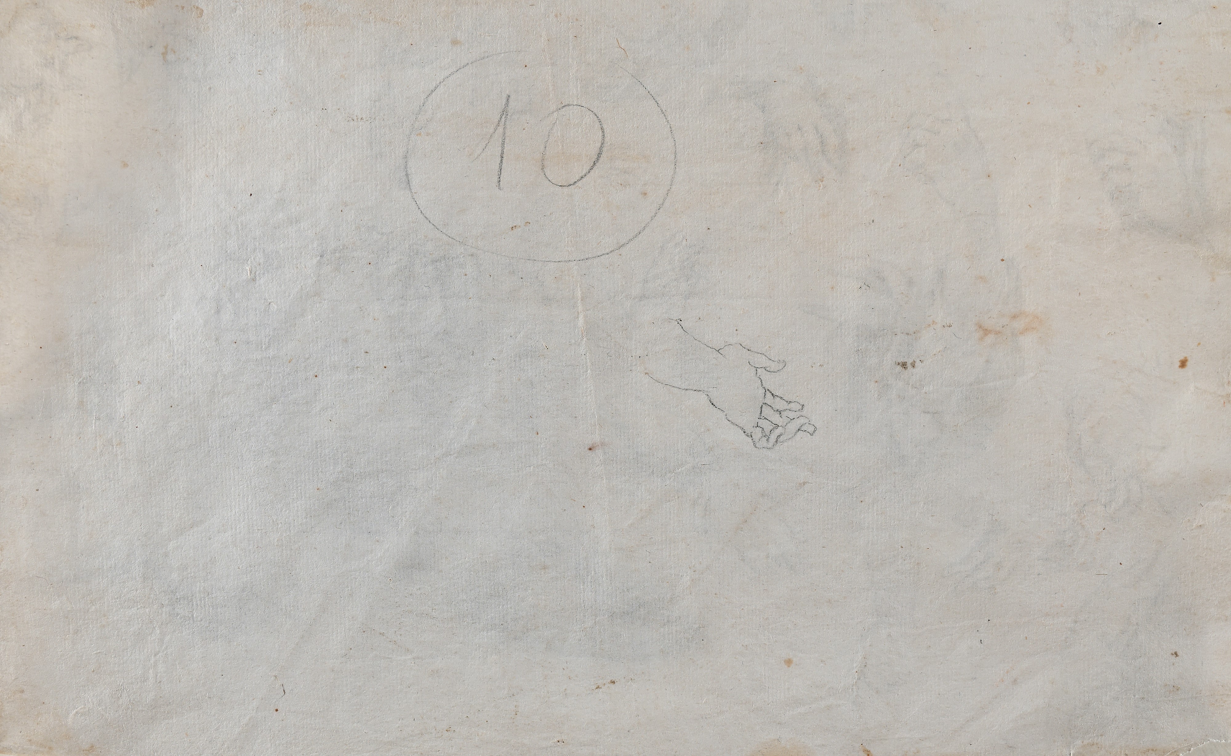 Scuola Italiana del XVIII Secolo - Studio di mani