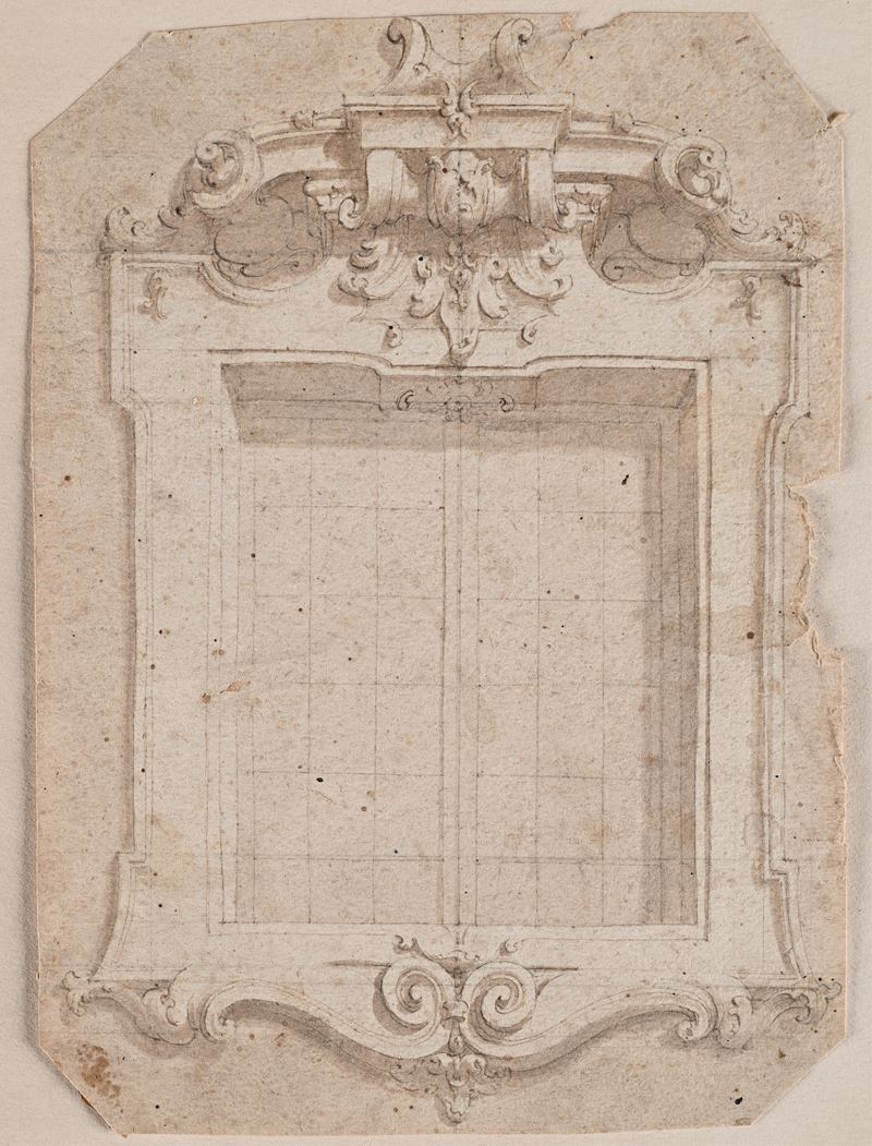 Scuola Romana del XVII Secolo - Studio di finestra