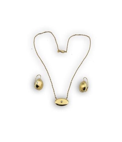 Demi-parure in Oro Giallo