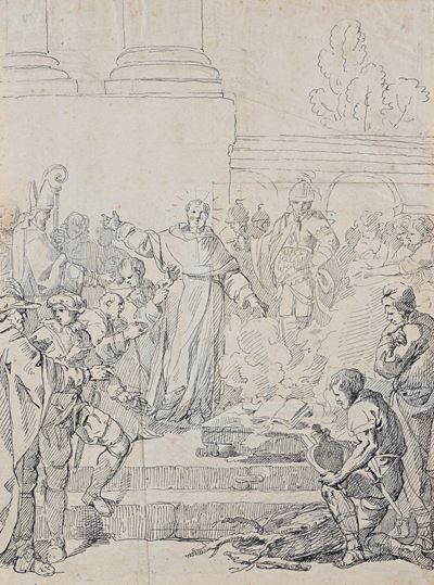 San Domenico brucia i libri eretici