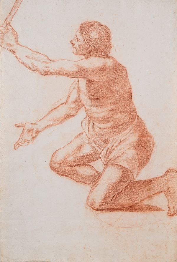 Studio di figura inginocchiata