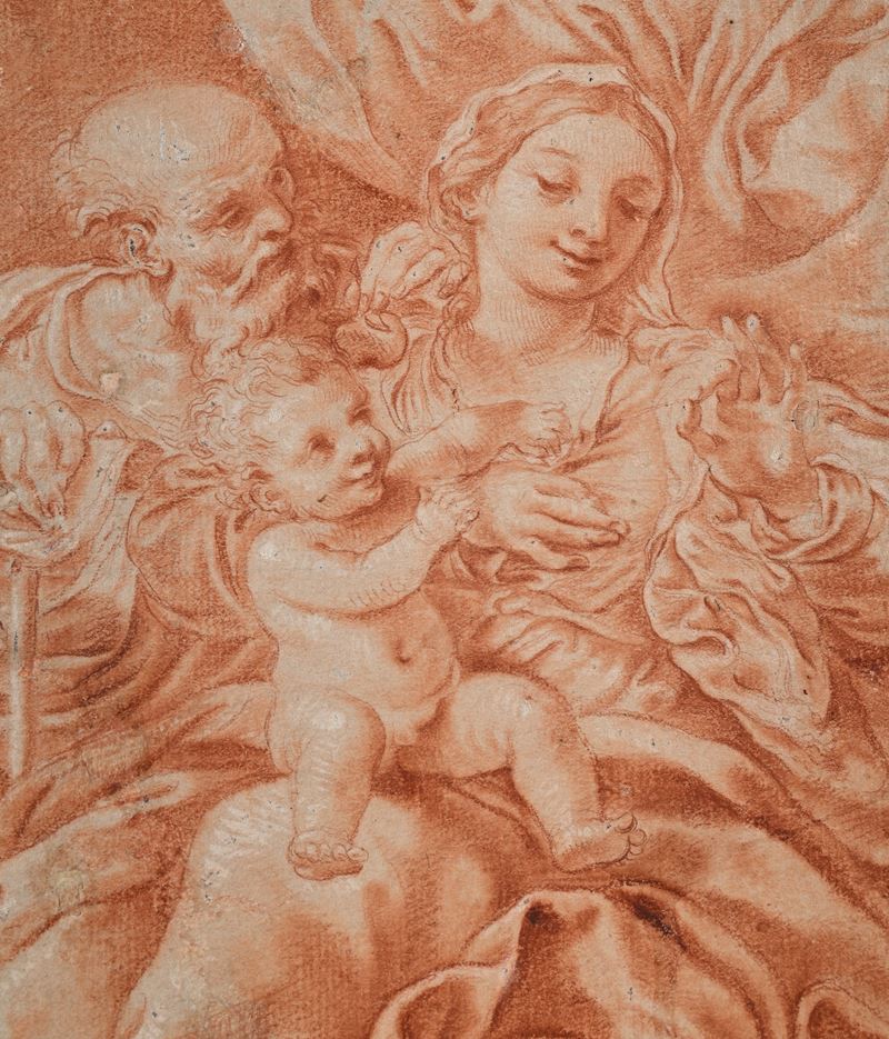 Scuola Emiliana del XVIII Secolo - Sacra Famiglia