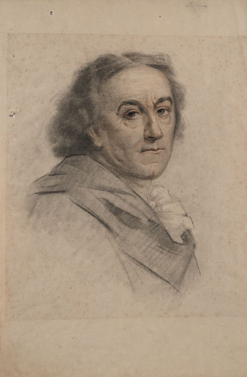 Scuola Romana del XVIII Secolo - Ritratto di gentiluomo