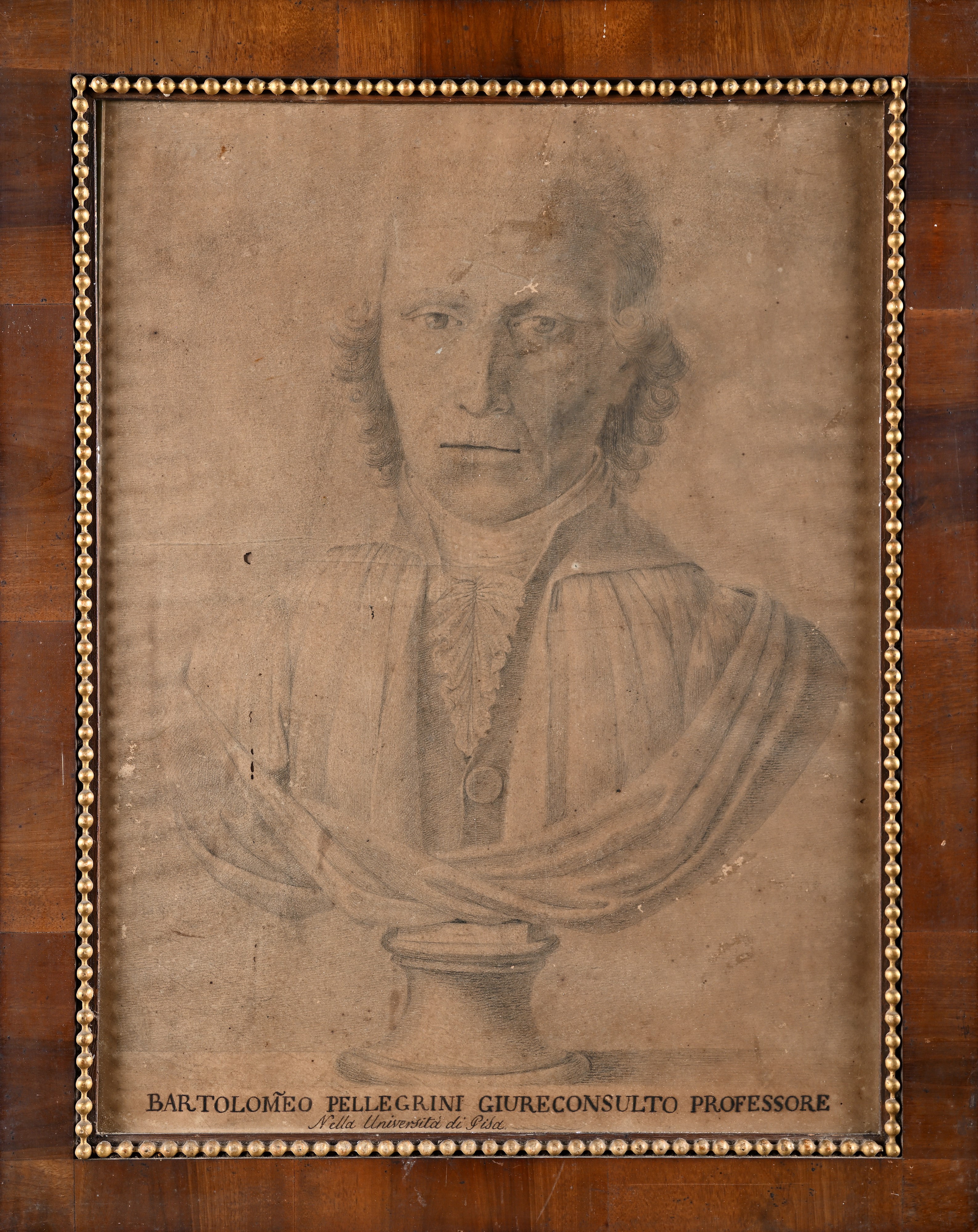 Scuola Toscana del XIX Secolo - Ritratto di Bartolomeo Pellegrini (giureconsulto e professore all...