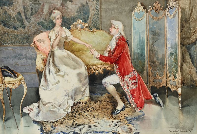 Amedeo Momo Simonetti - Scena galante