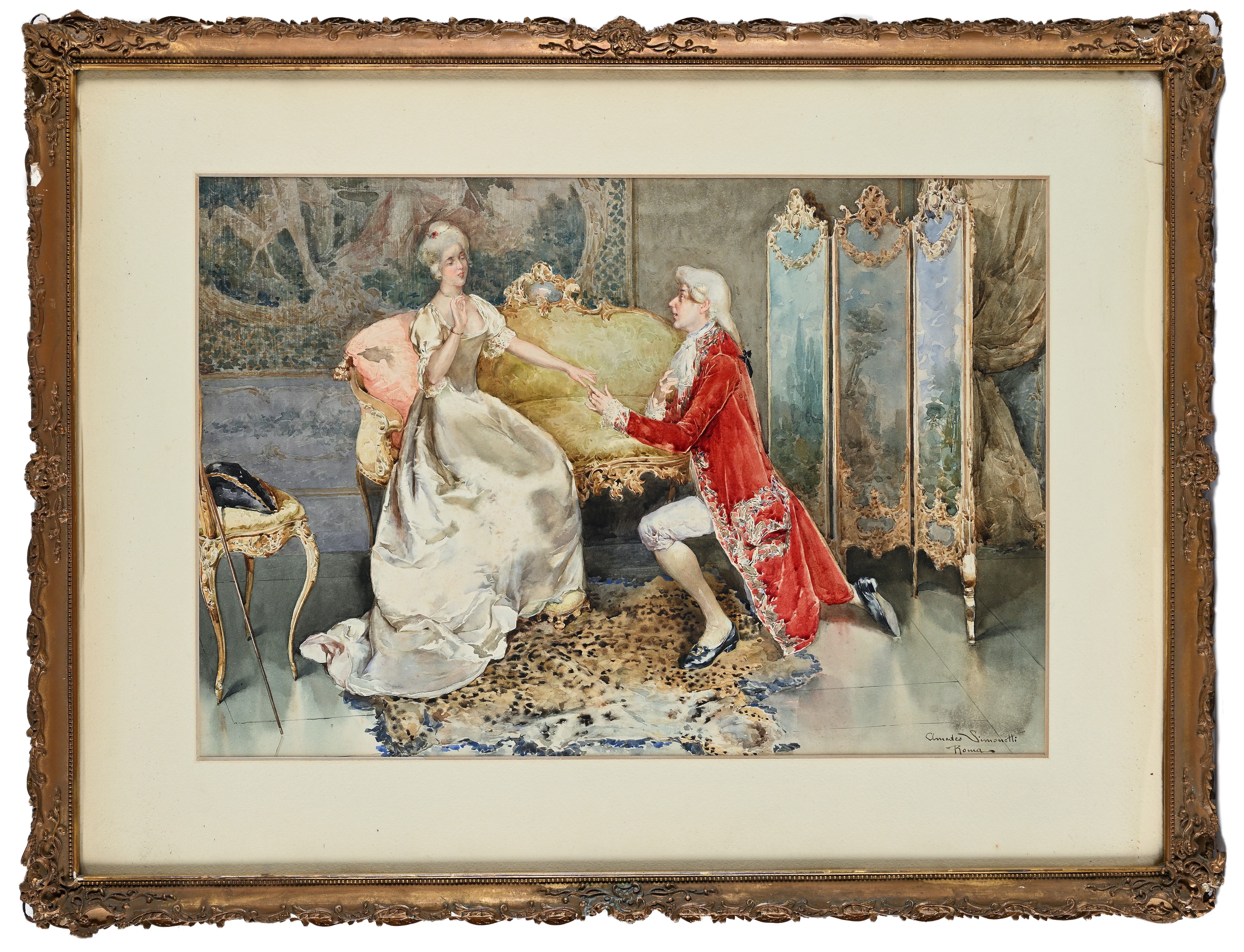 Amedeo Momo Simonetti - Scena galante