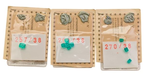 Lotto di smeraldi