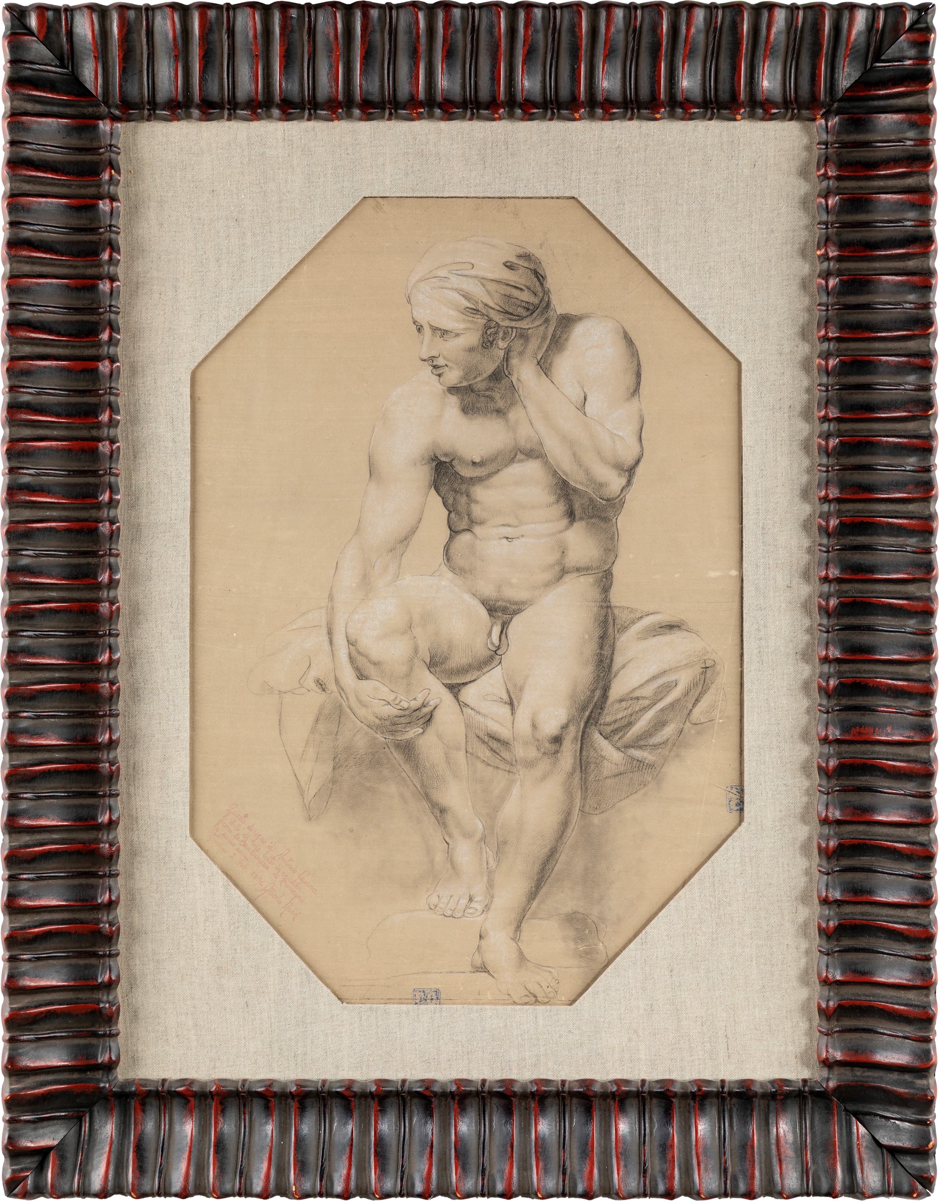 Scuola Neoclassica Italiana - Studio di nudo