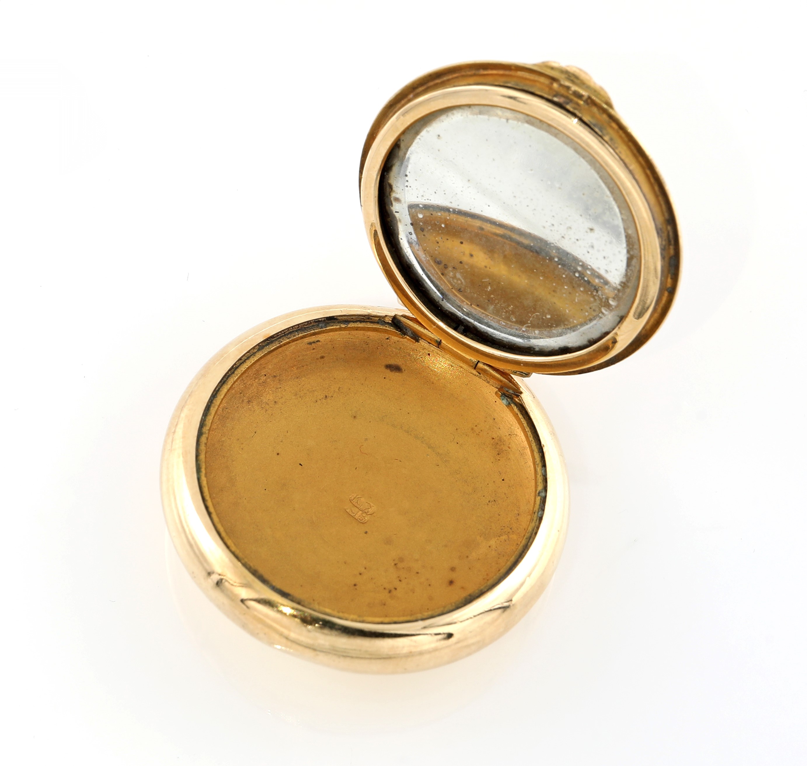 Portacipria, oro giallo 750/000