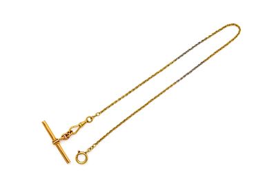 Catena da orologio, oro giallo 750/000
