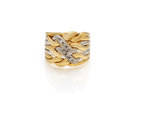Anello in oro e brillanti