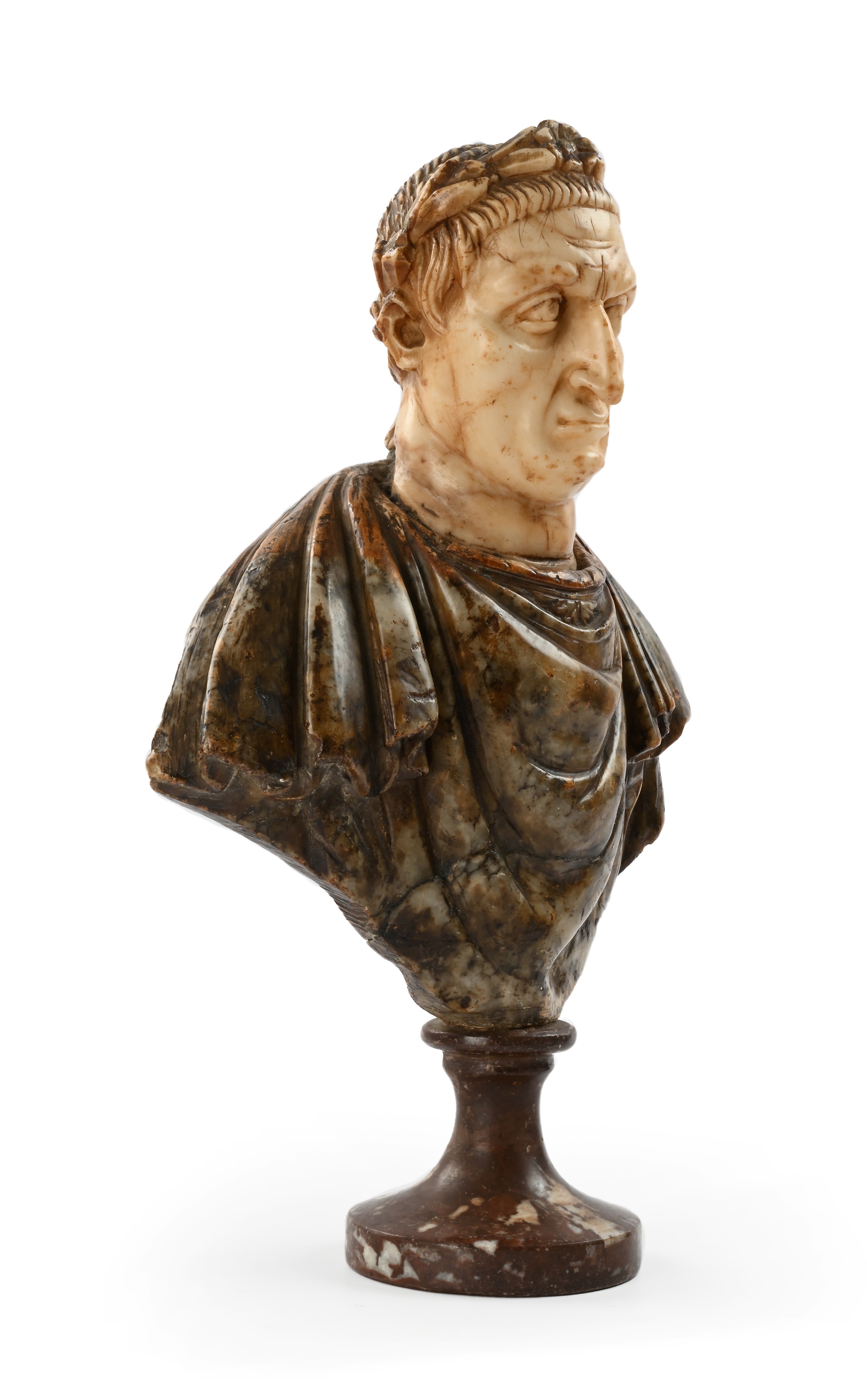 Busto di Cesare, marmi vari, XIX secolo