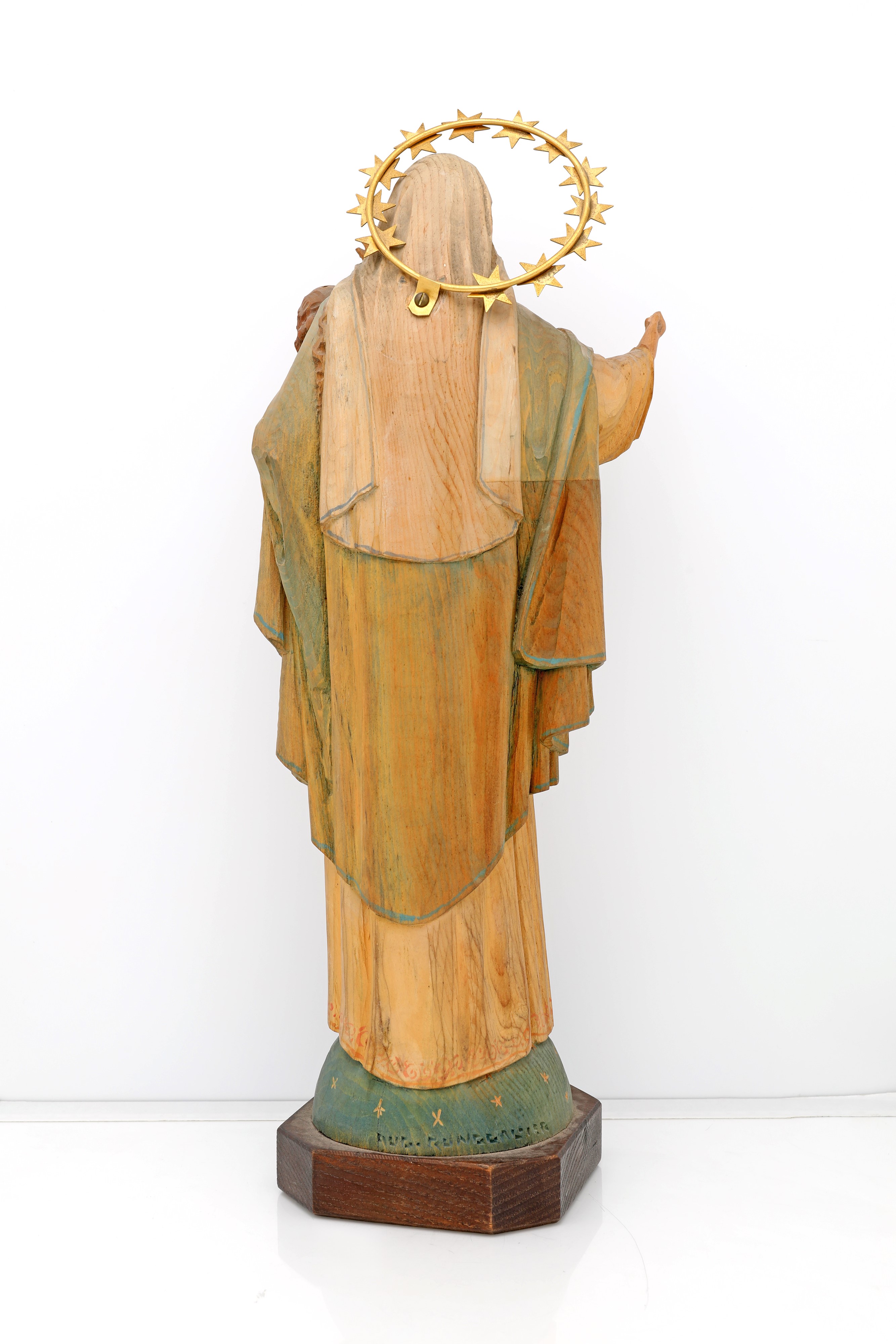 Scultura in legno dipinto, Madonna col Bambino