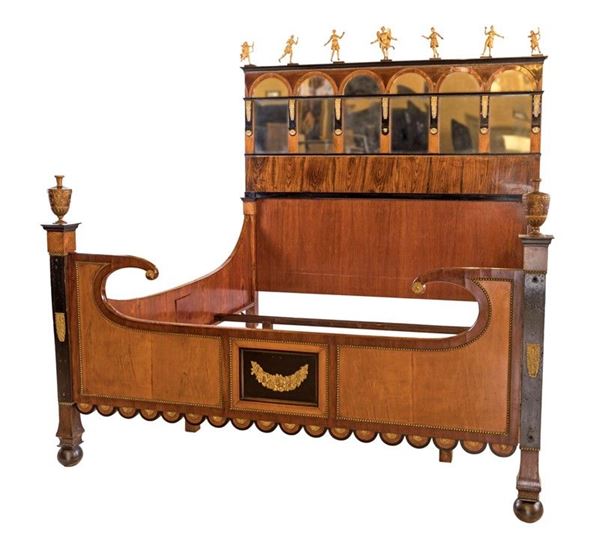 LETTO NUZIALE D&#39;EPOCA IMPERO