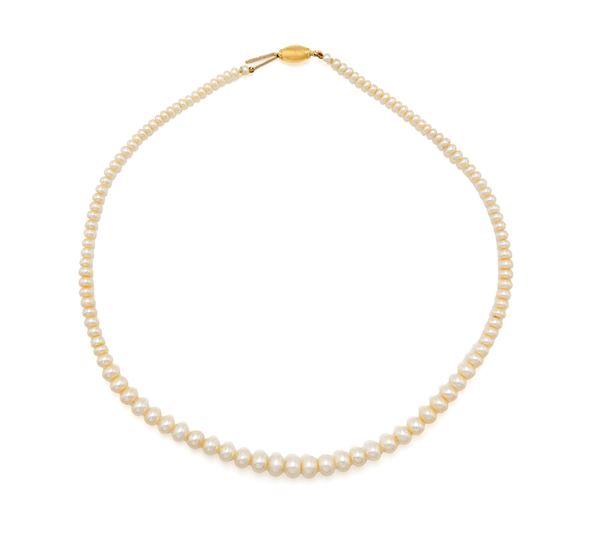 Collana in perle ed oro  - Auction Everyday Jewels - Under 3K - Casa d'Aste Arcadia