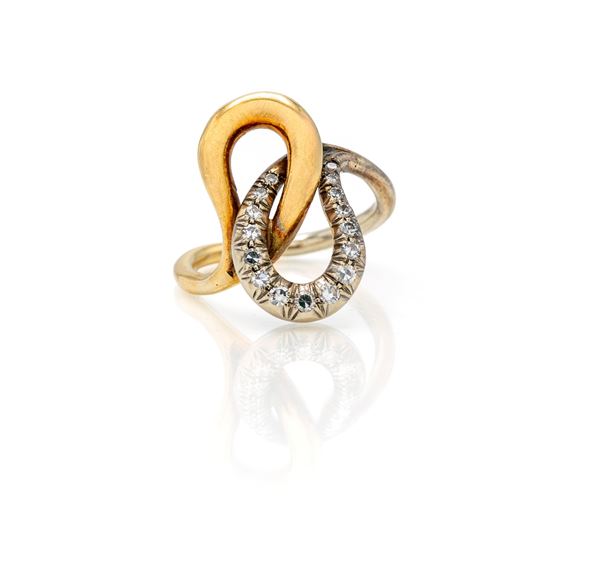 Anello in oro e brillanti