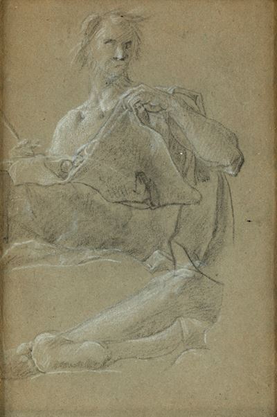 Studio di figure barbuta
