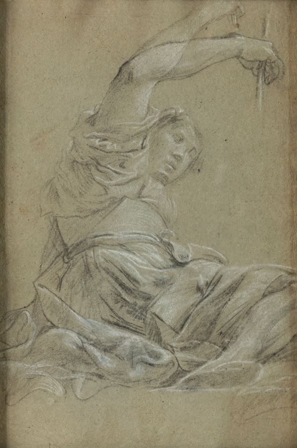 Scuola bolognese del XVIII secolo - Studio per Allegoria della Pittura
