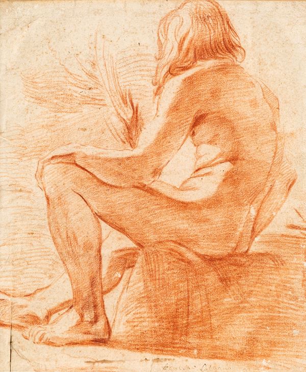 Studio di nudo accademico di spalle