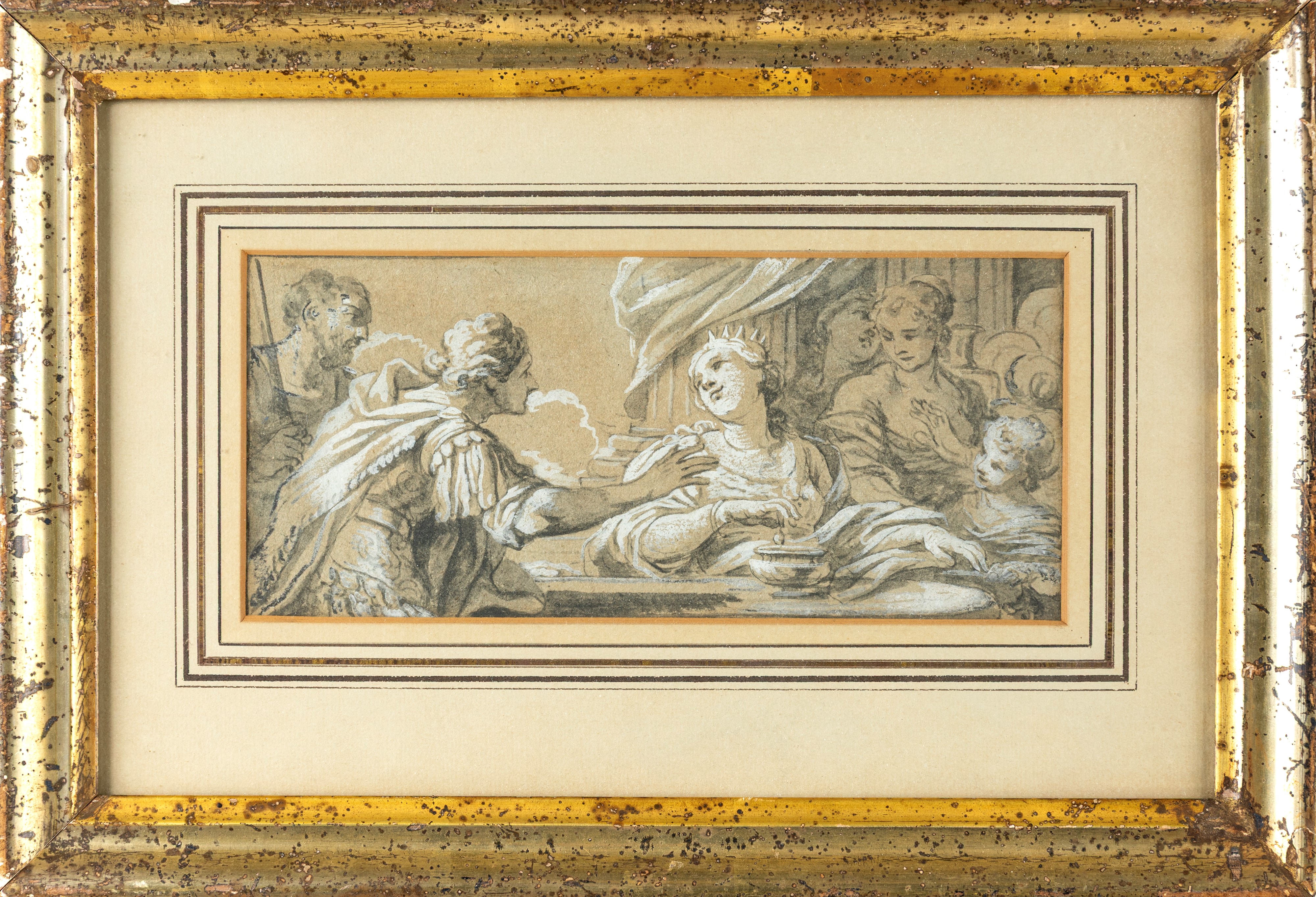 Ludovico Gimignani - Cleopatra che Scioglie la Perla
