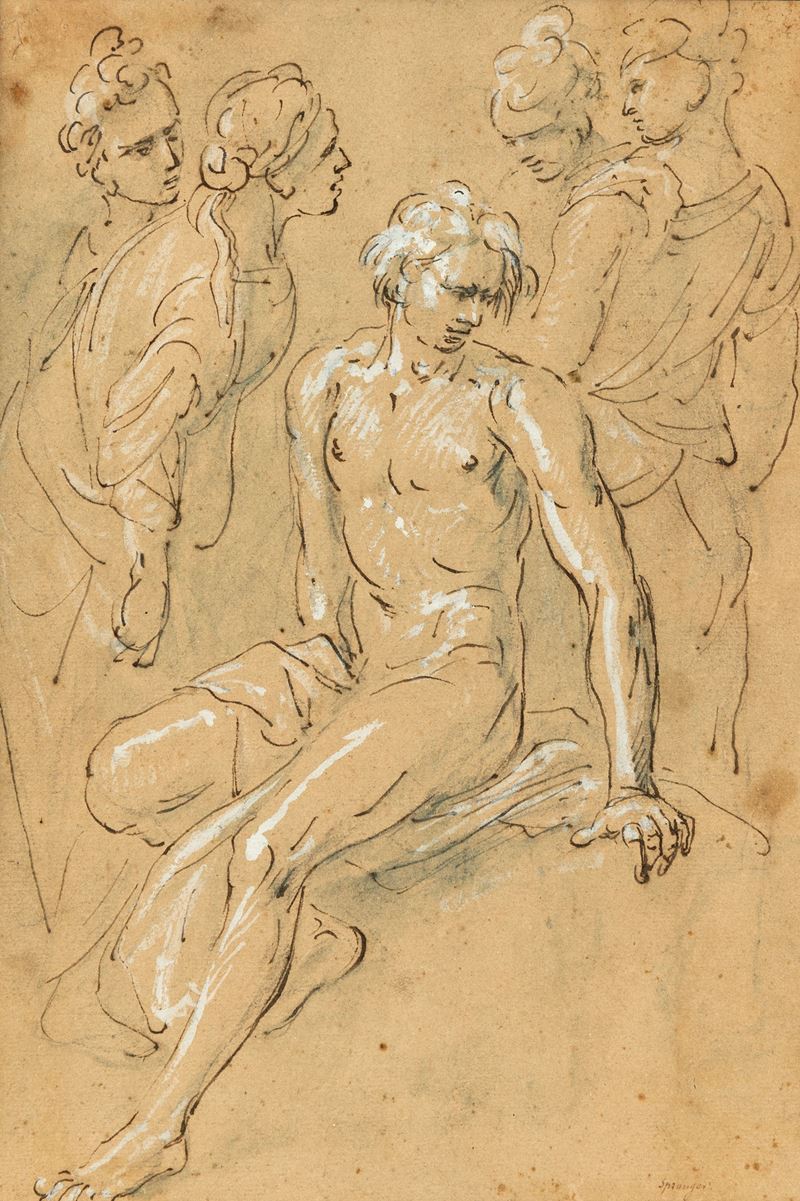 Donato Creti - Studio di figure