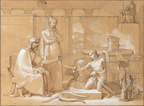 Luigi Cochetti, - Infanzia di Achille